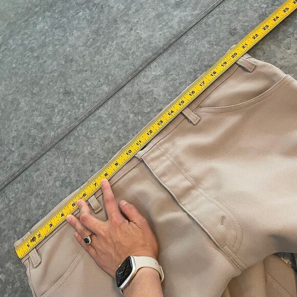 Vintage Levi's Polyester Talon Pants Mens 42x30 USA Tan Black Tab Western Retro - Picture 10 of 14